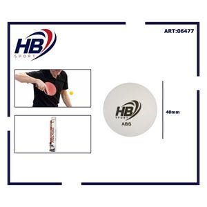 Pelotas de Ping Pong Blancas de ABS, Paquete de 6, Pelotas de Tenis de Mesa - Product Image 1