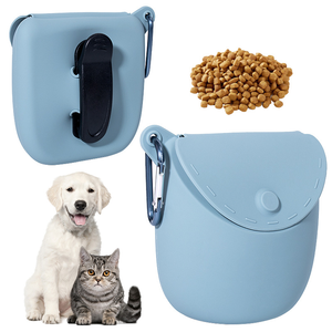 Sac à friandises pour chien Zenidoo, en silicone, à fermeture ouverte, portable, pour l'entraînement, à porter à la taille, pour extérieur, pochette à friandises pour chiot, récompense alimentaire pour animaux de compagnie - Product Image 6