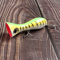 JOHNCOO – leurres de pêche 9.5cm/31g Topwater Popper appât dur leurre artificiel Wobblers conception 3D gros poisson