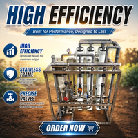 Systèmes complets de purification d'eau LIXING, membranes d'osmose inverse RO à 98 % de TDS, machine de filtration d'eau PLC, système d'irrigation agricole