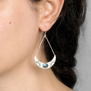 Orecchini Pendenti Vintage a Forma di Sole e Pianeta per Donne, Gioielli di Moda Quotidiana di Nicchia - Product Image 2