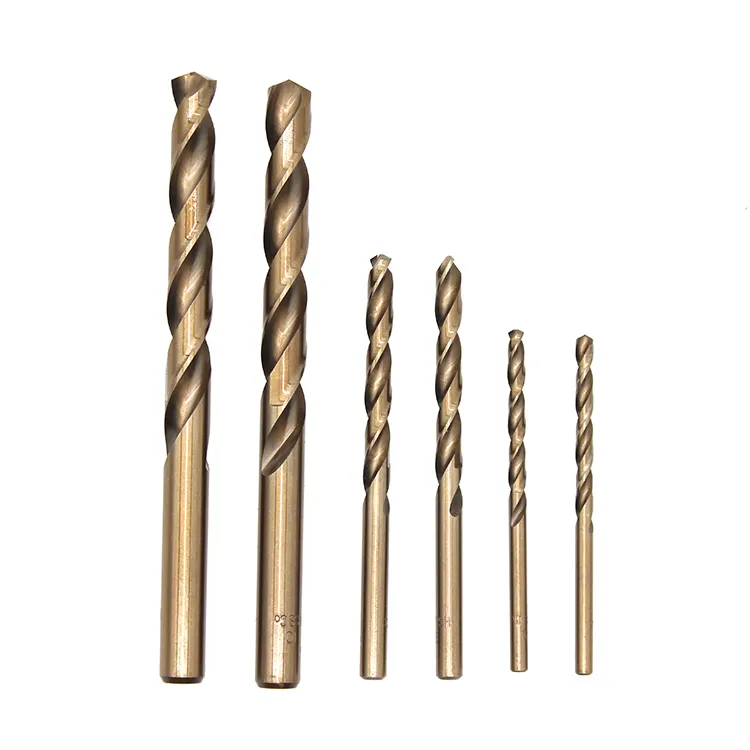 Complete specifications M35 straight shank HSS twist drill bits with special tip