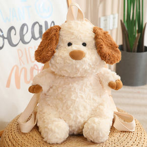 高品质定制毛绒背包小熊设计 PP 棉填充 黑白 30-50 厘米促销礼品 BEY BEY-1004 - Product Image 2