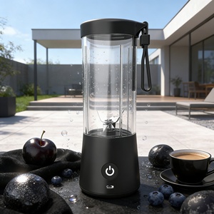 Licuadora Portátil de 400 ml, Libre de BPA, con Carga USB, 6 Cuchillas, Trituradora de Hielo, Fácil de Desmontar - Product Image 2