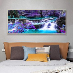 Große 5D DIY Diamant malerei Kits Full Drill Kristall Strass bedruckte Landschaft für Erwachsene und Kinder - Product Image 2
