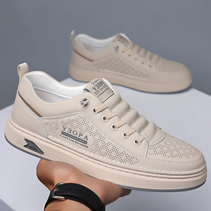 Y3OPA Zapatillas transpirables para hombre, suela de goma de tacón bajo, zapatos informales para el ocio - Product Image 1