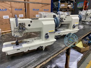 Máquina de Coser Industrial de Alta Velocidad DSC-MJ-4-2 con Alimentación Manual, Triple Aguja, Electrónica, para Coser Botones, Puntada de Seguridad, Construcción de Hierro y Metal - Product Image 6