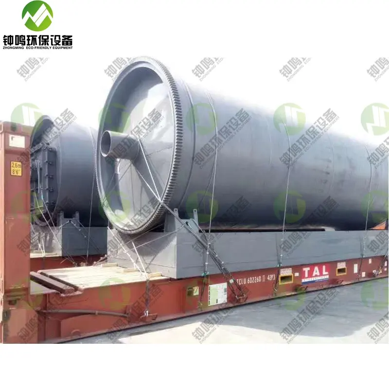 Used Rubber Tire Recycling to Oil Machine