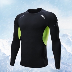 T-shirt à manches longues à séchage rapide pour homme, idéal pour l'entraînement de basketball, le fitness et la course matinale – Maillot de sport et vêtements de fitness - Product Image 4