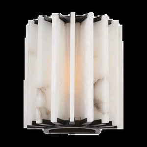 Italian Style Natural Marble Wall Lamp Led <b>Light</b> E27 Bulb Base For Home Study <b>Corridor</b> Hotel Room Lighting - Product Image 4