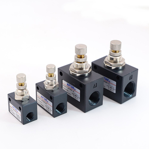 Airtac ASC loạt ASC100-06 ASC200-08 ASC300-10 ASC300-15 một cách khí nén van điều khiển lưu lượng không khí - Product Image 5