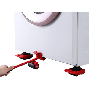 Herramienta Elevadora de Muebles Resistente con 4 Deslizadores, Kits de Movimiento Giratorios de 360° para Refrigerador, Lavadora, Armario - Product Image 4