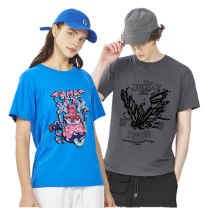 Unisex 100% Combed Cotton T-Shirt | Customizable White Ink Heat Transfer Screen Print DTG Embroidery | Plus Size Sizes