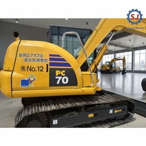 Excavadora de cadenas Komatsu PC70 usada original de Japón para minería |   Bomba de Caja de Cambios de 7 Toneladas en Buen Estado |   En Buen Estado, en Oferta - Product Image 3