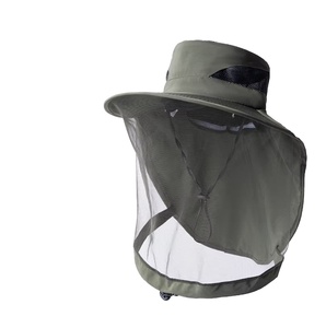 Ngoài trời mùa hè Mũ câu cá UPF50 + Lưới xô Sun <span class=keywords><strong>hat</strong></span> cho đi bộ đường dài làm vườn Boonie & muỗi đầu Net người đàn ông của Du Lịch hàng ngày cap - Product Image 5