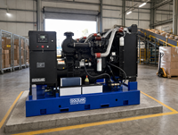 Groupe électrogène diesel Perkins 50 kVA à châssis ouvert, 40 kW, refroidissement par eau, sans balais, certifié CE