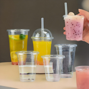 Großhandel Transparente Einwandige PET-Kunststoff Schnapsgläser & Becher mit Deckeln und Jello-Shot-Becher - Product Image 4