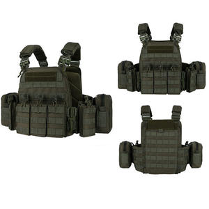 新しい迷彩モールシステム戦術的なベストプレートのベストキャリアポーチ付き屋外弾道防止戦術的なベスト - Product Image 5