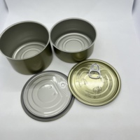 Boîte en fer blanc à ouverture facile de 100 g, 200 g/300 g pour aliments pour animaux de compagnie / saucisses / thon, boîte vide avec couvercles