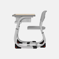 Nouvelle Offre : Ensemble Bureau et Chaise Réglables Couleurs Personnalisables – Tables et Chaises d'Étude pour Écoles
