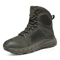 Bottes de randonnée et de travail tactiques pour hommes, grande taille, coupe basse, durables pour le désert et les activités de plein air