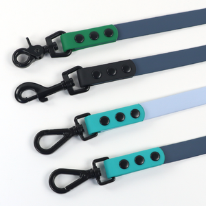 Venta al por mayor correa de PVC impermeable con colores de choque correa de PVC de un solo mango varias hebillas para perros disponibles - Product Image 5