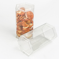 Emballage transparent de boîte à biscuits Emballage de cylindre transparent Boîte d'affichage de biscuits et de biscuits