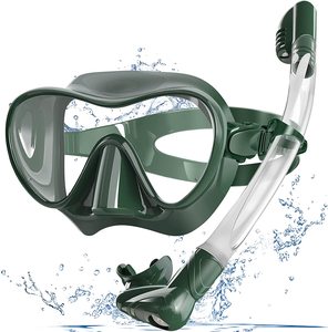 Klassisches Design mit geringem Volumen Rahmenloses Anti-Fog-Tauchmasken-Tauchmasken-Schnorchelrohr-<span class=keywords><strong>Set</strong></span> - Product Image 1