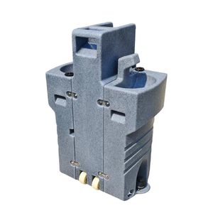 Évier <span class=keywords><strong>de</strong></span> camping portable avec <span class=keywords><strong>pompe</strong></span> à pied et roues – Station <span class=keywords><strong>de</strong></span> lavage des mains mobile pour extérieur - Product Image 3
