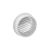 Grille d'aération murale extérieure en acier inoxydable 304 épaissi, blanc, coupe-vent, pour hotte de cuisine et extracteur de salle de bain