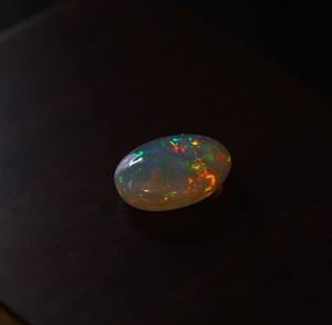 Magnifique pierre précieuse d'opale naturelle éthiopienne Personnalisable Octobre Birthstone Colorful Loose Oval 24x17mm Gemstone - Product Image 4