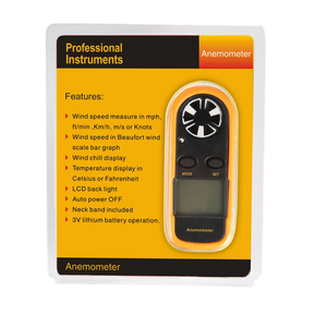 GM816 เซ็นเซอร์วัดความเร็วลมแบบดิจิตอล เครื่องวัดความเร็วลม - Product Image 4