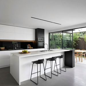 Gabinetes de cocina modulares contemporáneos de gama alta AisDecor Diseño de laca brillante de lujo - Product Image 2