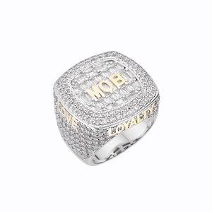 Bague de champion de football, argent 925, or 14k, vente en gros - Product Image 2