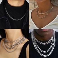 Chaîne Collier Étanche Plaqué Or 18K Acier Inoxydable Maillons Corde, Maille Serpent, Arête de Poisson, Figaro, Hiphop, Curb, Cubain