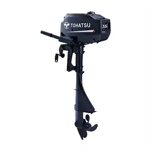 Brand new and in stock 4 stroke 3.5hp Outboard Boat Motors MFS3.5BS Tohatsu Electronic start Outboards marine Motors