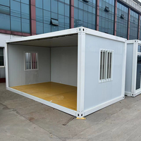 Garage préfabriqué sur mesure avec portes à double volet roulant, bâtiment modulaire en acier portable pour le stockage de voitures