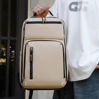 Sac à dos pour ordinateur portable durable et polyvalent, grande capacité, multi-couches, pour les sorties quotidiennes