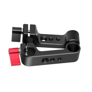 Adjustable Double Hole <b>Parallel</b> Tube <b>Clamp</b> Mount For Camera Stand Aluminum Alloy Outdoor Photography Accessory - Product Image 2