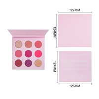 Nouvelle palette de fards à paupières 9 couleurs sans logo, à personnaliser, pour revendeurs de cosmétiques