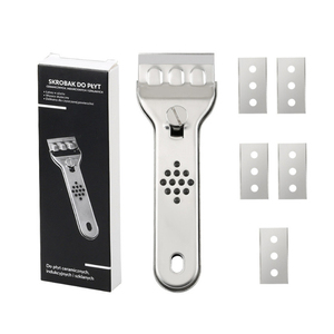 Raspador Multifuncional para Manchas <span class=keywords><strong>de</strong></span> Aceite, Acero Inoxidable, para Cocina, Barbacoa, Limpiador <span class=keywords><strong>de</strong></span> Azulejos, Vidrio y Grasa - Product Image 2