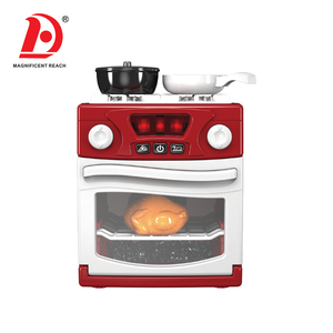 HUADA <span class=keywords><strong>Forno</strong></span> Elettrico <span class=keywords><strong>Giocattolo</strong></span> con Luci e Musica, Gioco di Ruolo per Bambini, Elettrodomestico da Cucina, Set Giocattoli per Casa delle Bambole - Product Image 2
