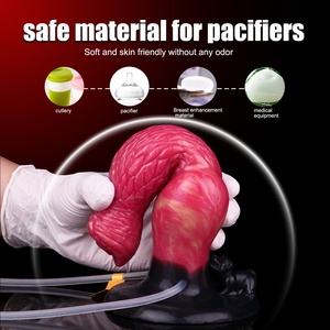 YOCY Dildo Inflable y con Función de Chorro, Dildo con Nudo, Tapón Anal Inflable, Estimulador de Punto G Vaginal, Pene Artificial para Mujeres - Product Image 6