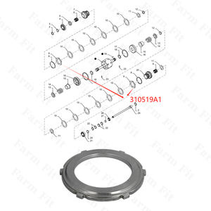 Nouvelle tendance très Durable 310519A1 pour chargeur 580N 580SN 580SM disque intermédiaire 97*146*10.2mm 6T - Product Image 3