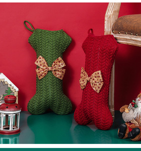 17''Bone Shaped <strong>Christmas</strong> <strong>Stocking</strong> Cable Knit <strong>Dog</strong> Puppy <strong>Christmas</strong> <strong>Stockings</strong> <strong>for</strong> <strong>Christmas</strong> Decorations and Holiday Decor - Product Image 6