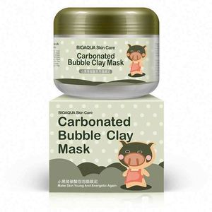 Mascarilla Facial Bioaqua OEM, Mascarilla <span class=keywords><strong>de</strong></span> Lodo Negra para Limpieza Profunda, Mascarilla Facial Hidratante <span class=keywords><strong>de</strong></span> Burbujas Carbonatadas en Polvo - Product Image 3