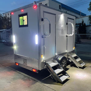 โครงสร้างเหล็กสำเร็จรูปแบบพกพาสำหรับใช้ในห้องน้ำห้องน้ำภายนอกห้องน้ำสาธารณะฝักบัวสำหรับใช้ในสำนักงานห้องน้ำทำแซนวิช - Product Image 2