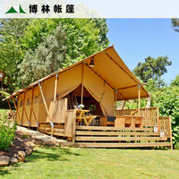 Carpa Moderna de Lujo Bolin para Hotel y Resort, para Camping, Baño y Supermercado, con Energía Solar e Impermeable