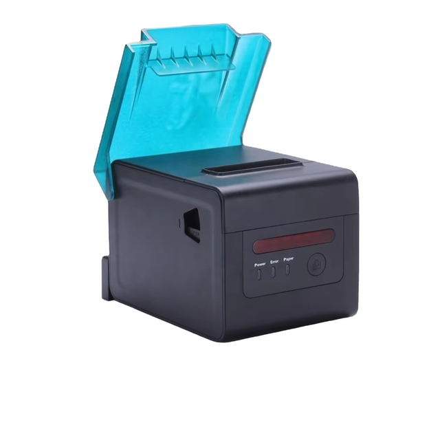 Thermal Receipt Printer, 80mm Direct Thermal Printer With USB LAN Port - Kitchen POS Printer for Windows/Mac/Linux