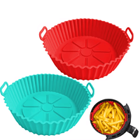 RAYBIN – lot de 2 accessoires de friteuse à air en silicone, réutilisables, biodégradables et épais